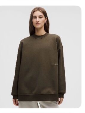 lululemon athletica Women's Cozy Oversized Crew Sweatshirt - Brown